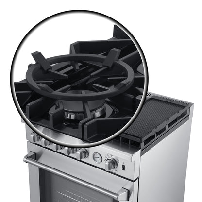 Forno Lazio 30 in. 4.3 cu. ft. Freestanding Gas Range with 5 Sealed Burners, Air Fry Function, Griddle, Stainless Steel (Model FFSGS6276-30)