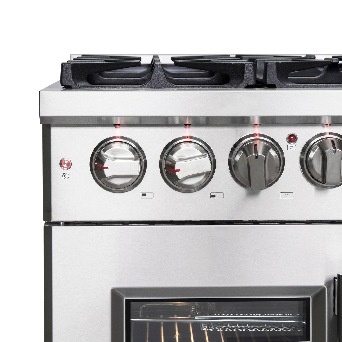 Forno Massimo 36 in. Freestanding French Door Dual Fuel Range with 6 Burners, 5.36 cu. ft. Oven (FFSGS6325-36)