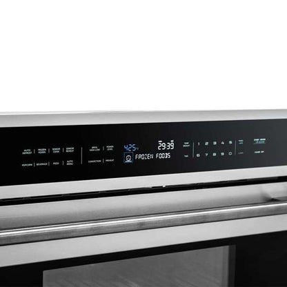 FORNO Oliena 30-Inch Built-In Microwave Oven, 1.6 cu. ft., Stainless Steel (Model FMWDR3093-30)
