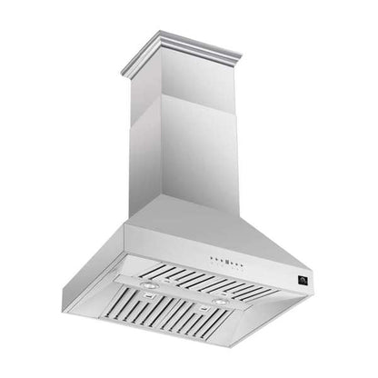 Forno Coppito 36-Inch Island-Mount Range Hood, 1200 CFM, Stainless Steel (Model FRHIS5129-36)