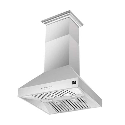Forno Coppito 36-Inch Island-Mount Range Hood, 1200 CFM, Stainless Steel (Model FRHIS5129-36)