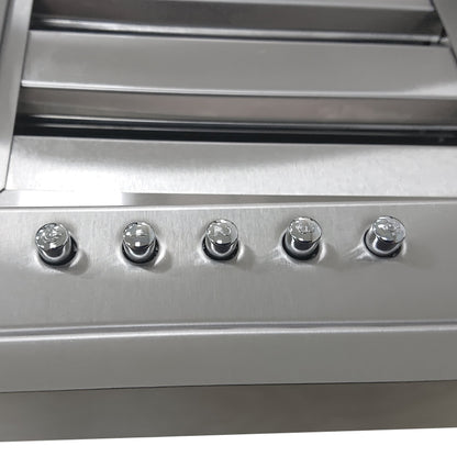 Forno Frassanito 36-Inch Ceiling-Mount Range Hood, 450 CFM, Stainless Steel (Model FRHRE5346-36)