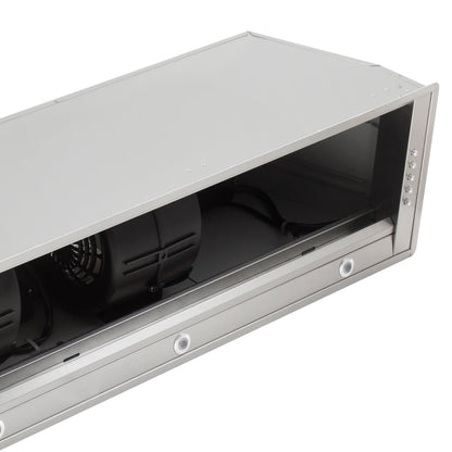 Forno Frassanito 60 in. Recessed Range Hood, 1200 CFM, Stainless Steel, Baffle Filters, Model FRHRE5346-60