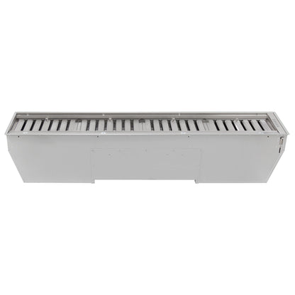 Forno Frassanito 60 in. Recessed Range Hood, 1200 CFM, Stainless Steel, Baffle Filters, Model FRHRE5346-60