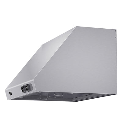 Forno Biagio 30-Inch Wall Mount Range Hood, 600 CFM, Stainless Steel (FRHWM5009-30)