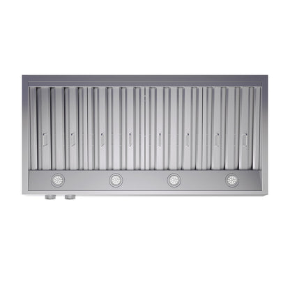 FORNO Biagio 48-Inch Wall-Mount Range Hood, 1200 CFM, Stainless Steel (Model FRHWM5009-48)