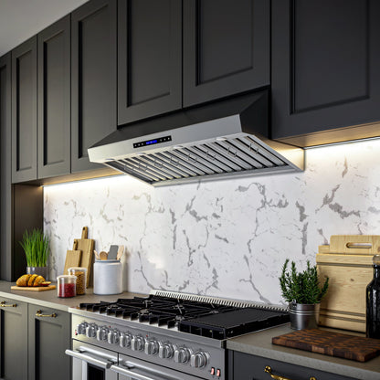Forno Palazzo 48-Inch Wall-Mount Range Hood, 1000 CFM, Stainless Steel (Model FRHWM5030-48)