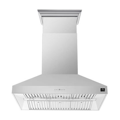 Forno Orvieto 48-Inch Wall Mount Range Hood, 1200 CFM, Stainless Steel (Model FRHWM5094-48)