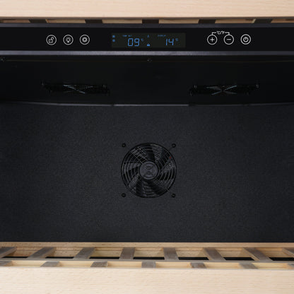 Forno Celano 30 in. Dual Zone Wine and Beverage Cooler 21.3 cu. ft. 150 Bottle 252 Can Stainless Steel (FWCDR6697-30S)