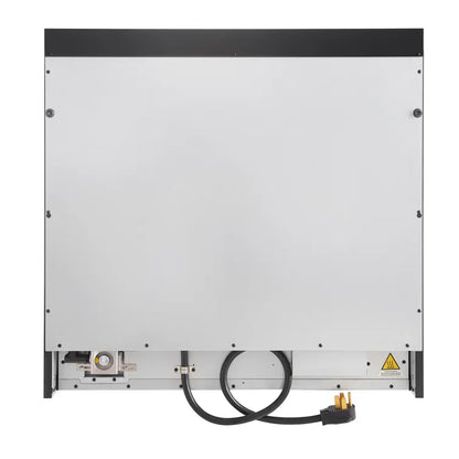 FORNO Antico 36 in. Gas Range, 4.5 cu. ft., 6 Sealed Burners, Black with Antique Brass Accents (Model FFSGS6219-36BLK)