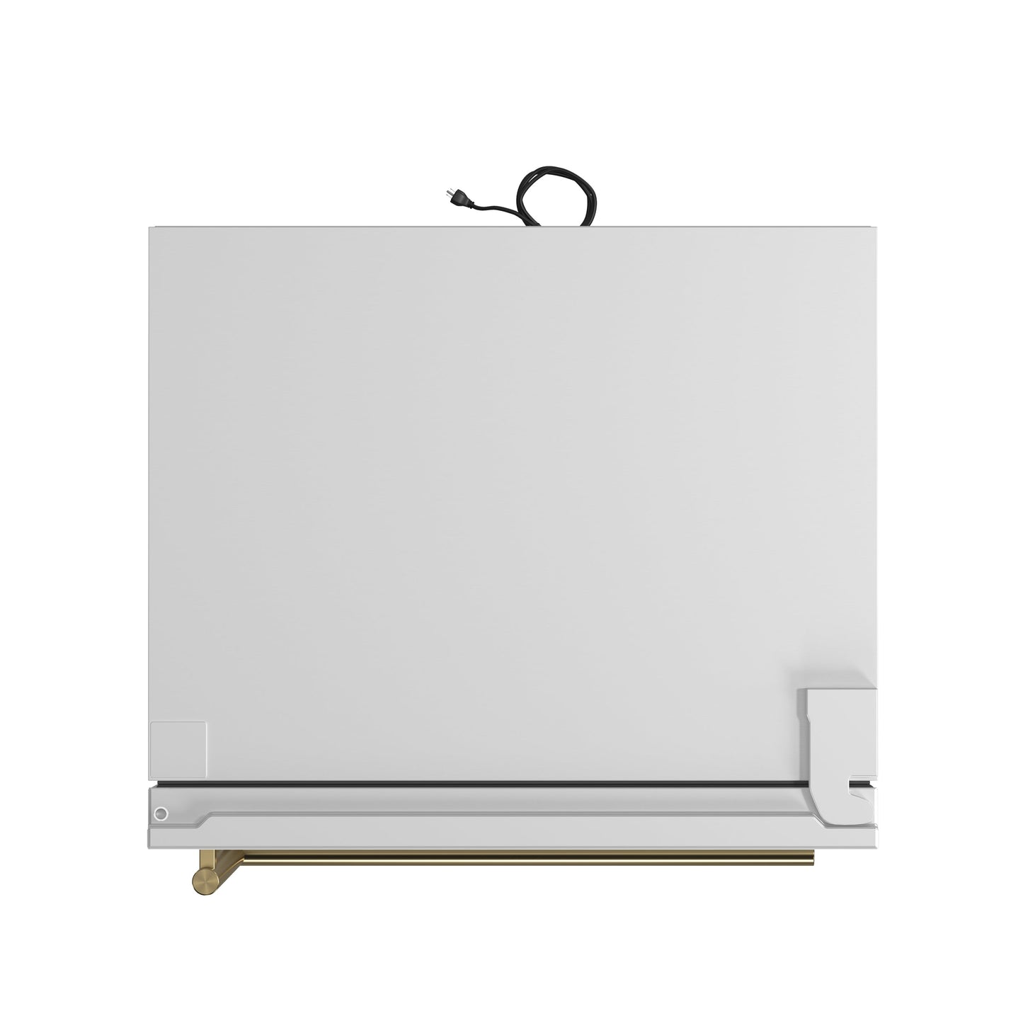 FORNO Milano 62-Inch Side-by-Side Refrigerator, 34.4 cu. ft., Ice Maker, White with Stainless Steel Accents (Model FFFFD1787-60WHT)