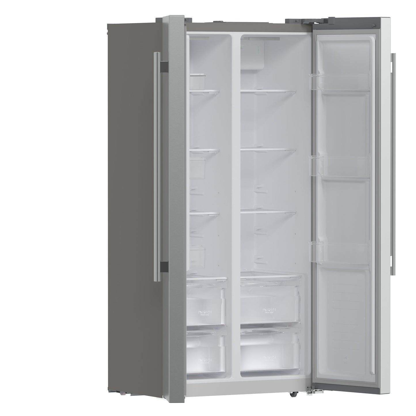 Forno Salerno 33-Inch Side-by-Side Built-In Refrigerator, 15.6 Cu. Ft., Stainless Steel (FFRBI1805-33SB)