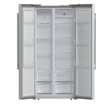 Forno Salerno 33-Inch Side-by-Side Built-In Refrigerator, 15.6 Cu. Ft., Stainless Steel (FFRBI1805-33SB)