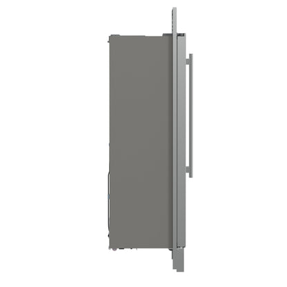 Forno Salerno 37-Inch Side-by-Side Built-In Refrigerator, 15.6 Cu. Ft., Stainless Steel with Grill Trim Kit (Model FFRBI1805-37SG)