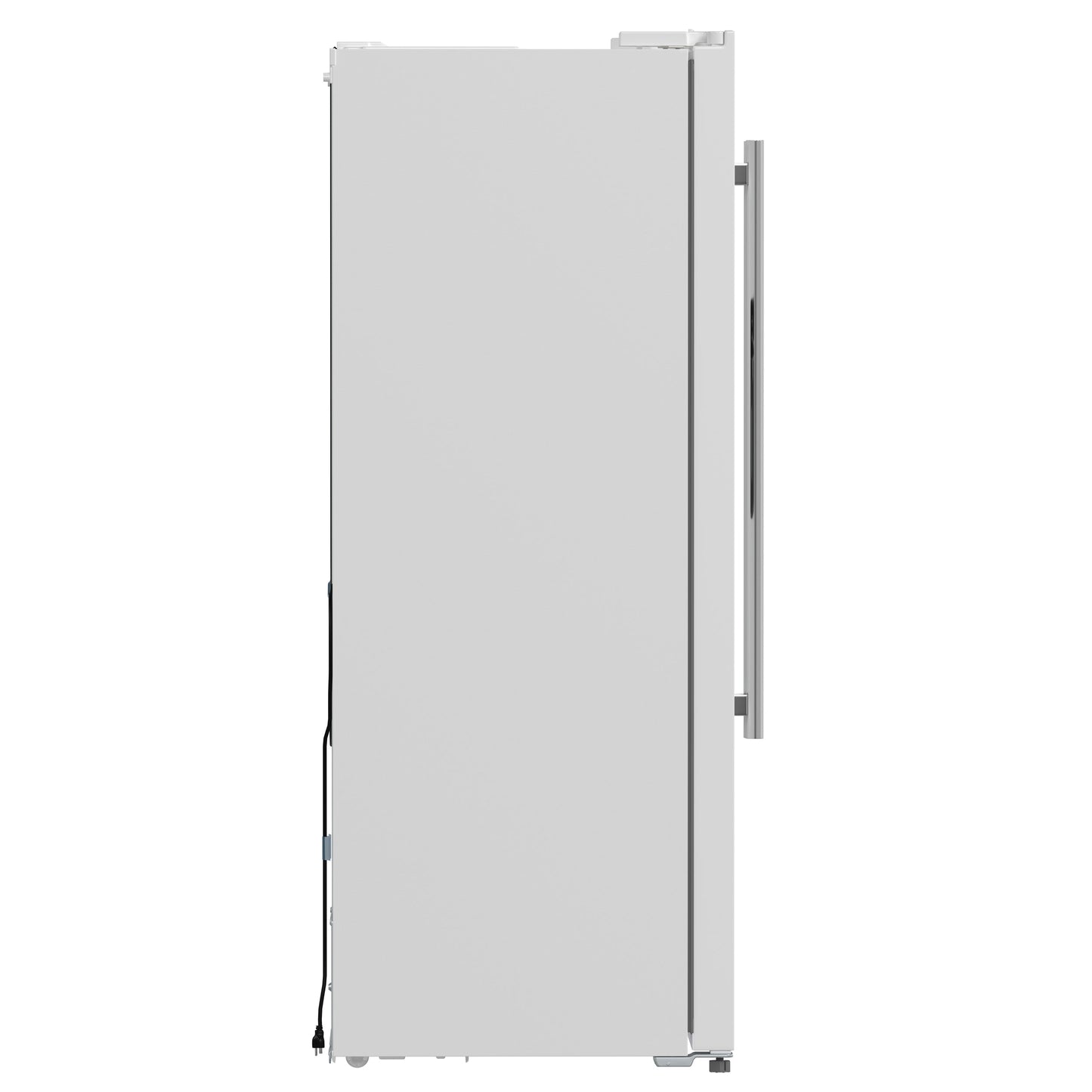 Forno Salerno 36" Side-by-Side Refrigerator, 20 cu. ft., White, External Water & Ice Dispenser, Stainless Steel Handles, FFRBI1844-36WHT