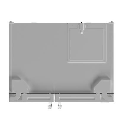 Forno Salerno 36" Side-by-Side Refrigerator, 20 cu. ft., White, External Water & Ice Dispenser, Stainless Steel Handles, FFRBI1844-36WHT