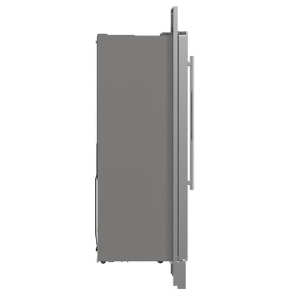 Forno Salerno 40-Inch Built-In Side-by-Side Refrigerator, 20 Cu. Ft., Water & Ice Dispenser, Stainless Steel with Grill Trim Kit (FFRBI1844-40SG)