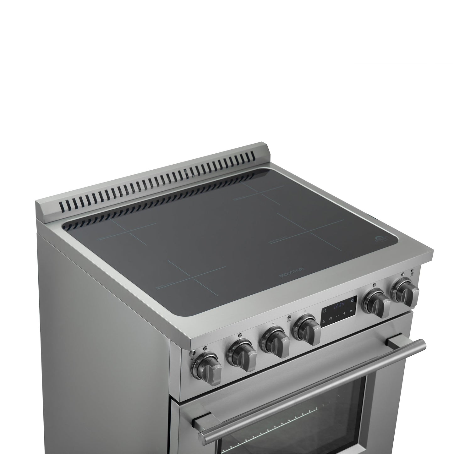 Forno Torino 30 in. 4.32 cu. ft. Induction Range with True Convection, Air Fry & Sous Vide, Stainless Steel, 240V (FFSIN0936-30)