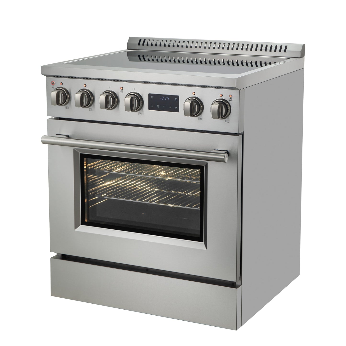 Forno Torino 30 in. 4.32 cu. ft. Induction Range with True Convection, Air Fry & Sous Vide, Stainless Steel, 240V (FFSIN0936-30)