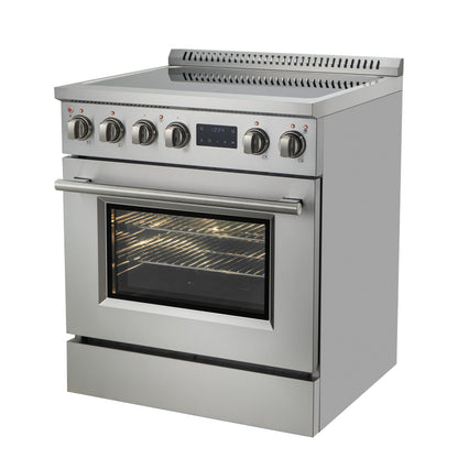 Forno Torino 30 in. 4.32 cu. ft. Induction Range with True Convection, Air Fry & Sous Vide, Stainless Steel, 240V (FFSIN0936-30)