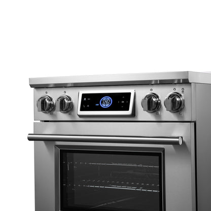 Forno Maximus 30-Inch Induction Range with 4.32 cu. ft. Oven, Air Fry, Air Sous Vide, True Convection, Digital Display – Model FFSIN0968-30