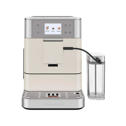 KitchenAid Fully Automatic Espresso Machine KF7 with Milk Container in Porcelain White (KES8557PL)