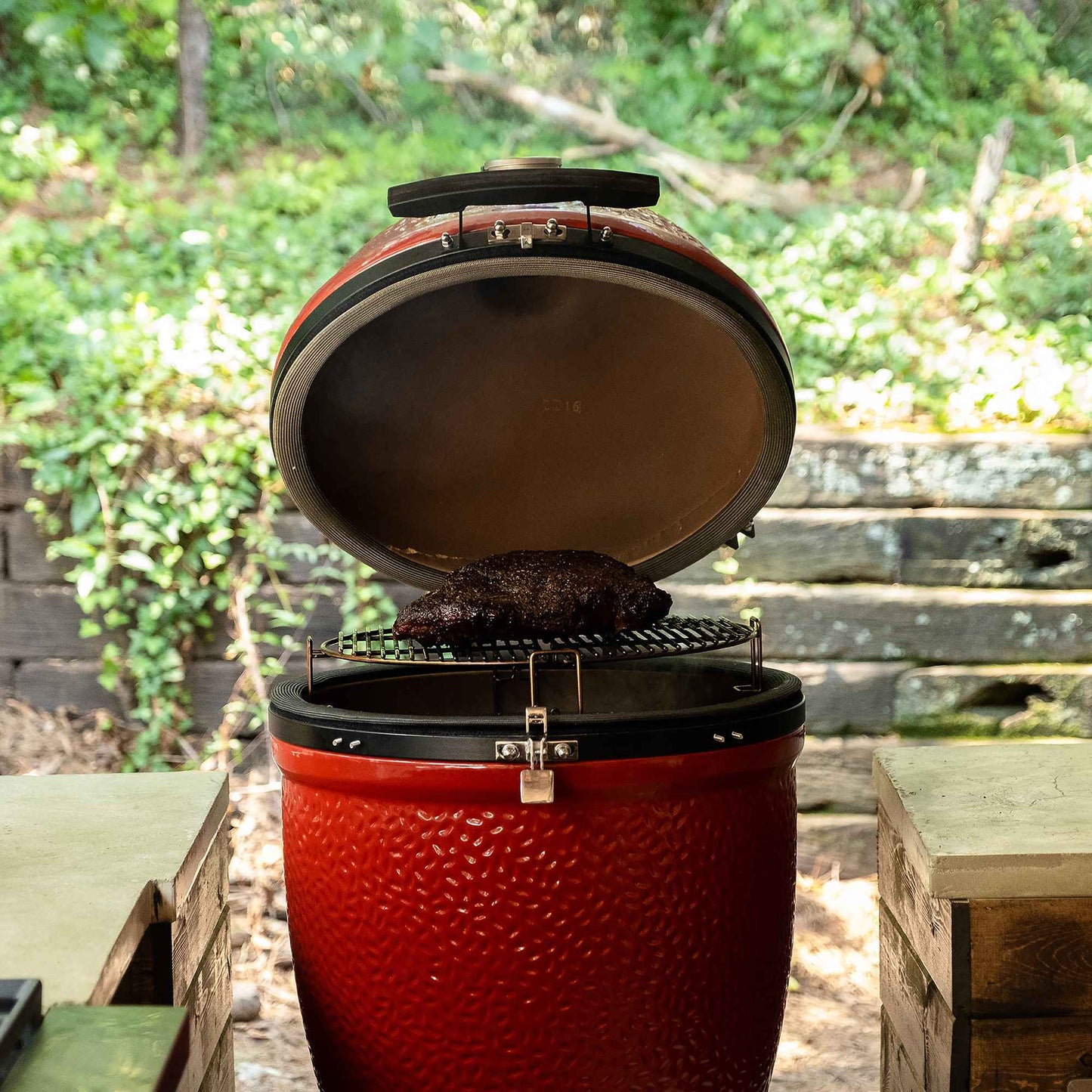 Kamado Joe® Classic Joe Series III Standalone 18" Charcoal Grill in Red