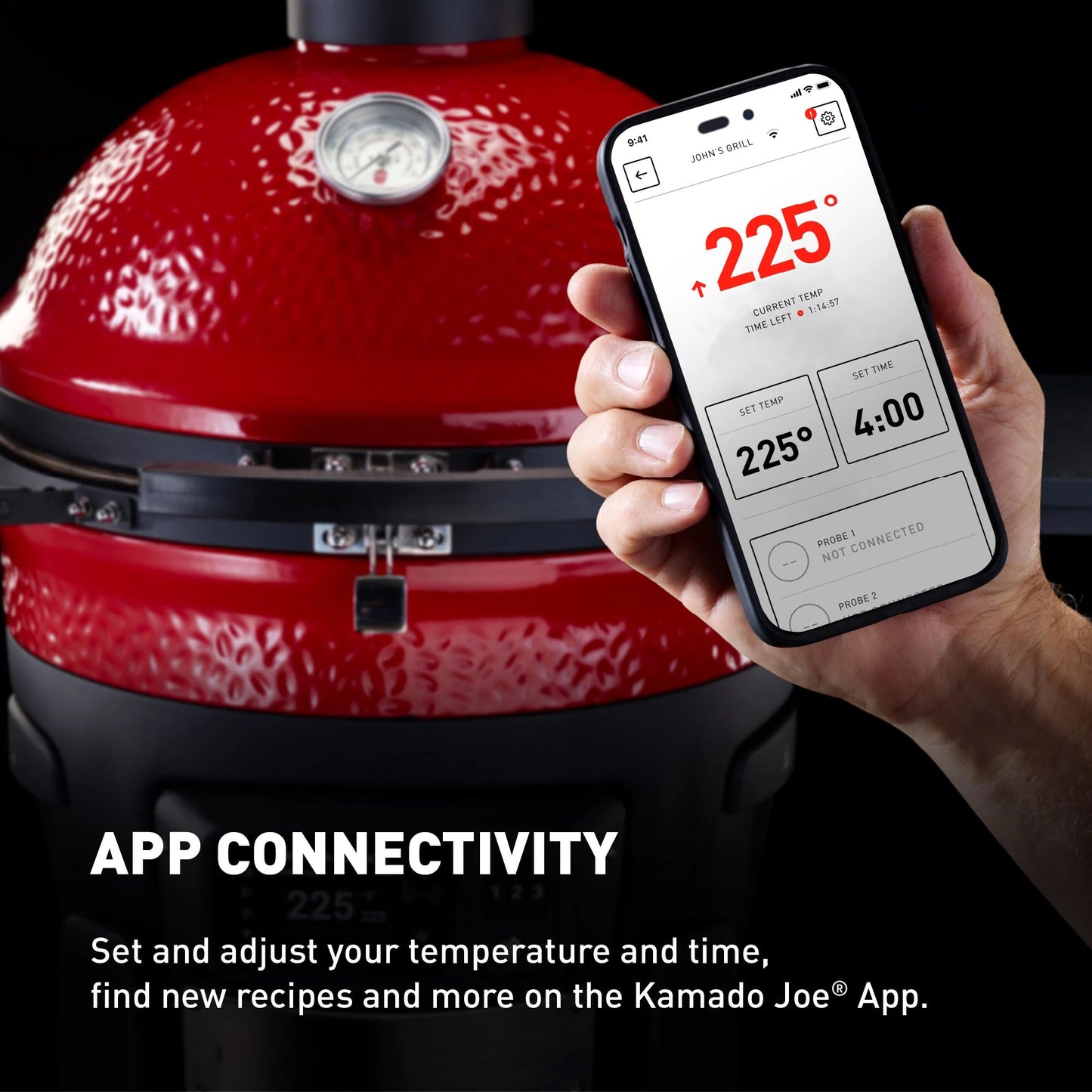 Kamado Joe® Big Joe Konnected Joe 24" Digital Charcoal Grill And Smoker