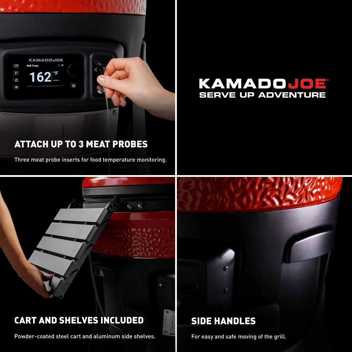 Kamado Joe® Big Joe Konnected Joe 24" Digital Charcoal Grill And Smoker