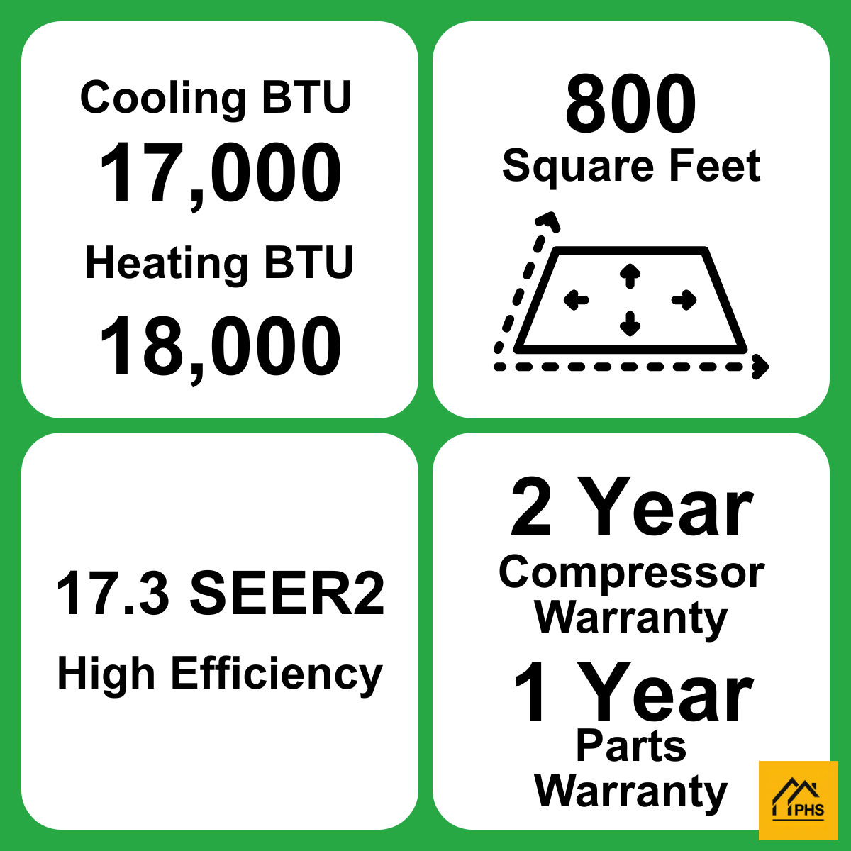 MRCOOL DIY® Select 18,000 BTU Single Zone Mini Split System 230V with Black Air Handler and 11.5 ft. DIY Quick Connect Line Set, DIYS-18-HP-B-230A11-O