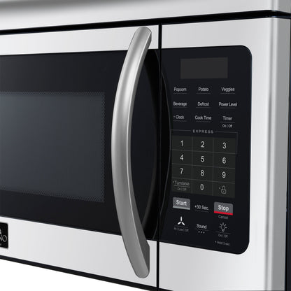 FORNO Scalo 30-Inch Over-the-Range Microwave, 1.6 Cu. Ft., 300 CFM Venting, Stainless Steel (Model FOTR3007-30)