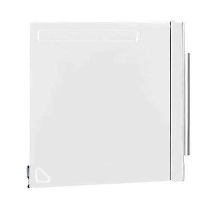 FORNO Fornace 30-Inch Over-the-Range Microwave, 1.5 cu ft, 300 CFM Venting, White with Stainless Steel Accents (FOTR3038-30WHT)