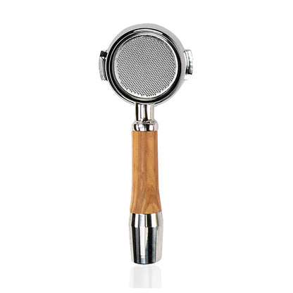 ECM Olive Wood Bottomless Portafilter