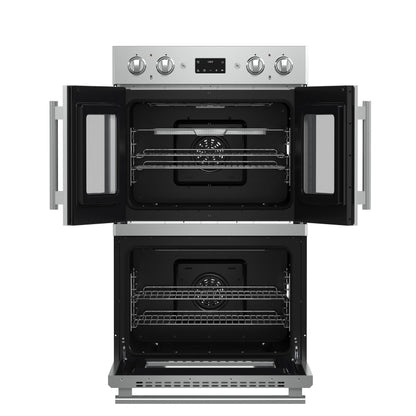 FORNO Asti 30-Inch French Door Double Electric Wall Oven, 7.36 cu. ft., Air Fry, Self Clean, Sous Vide (Model FBOEL1340-30)