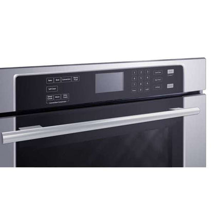 FORNO Villarosa 30-Inch Built-In Single Wall Oven, Stainless Steel, Self-Cleaning, Model FBOEL1358-30