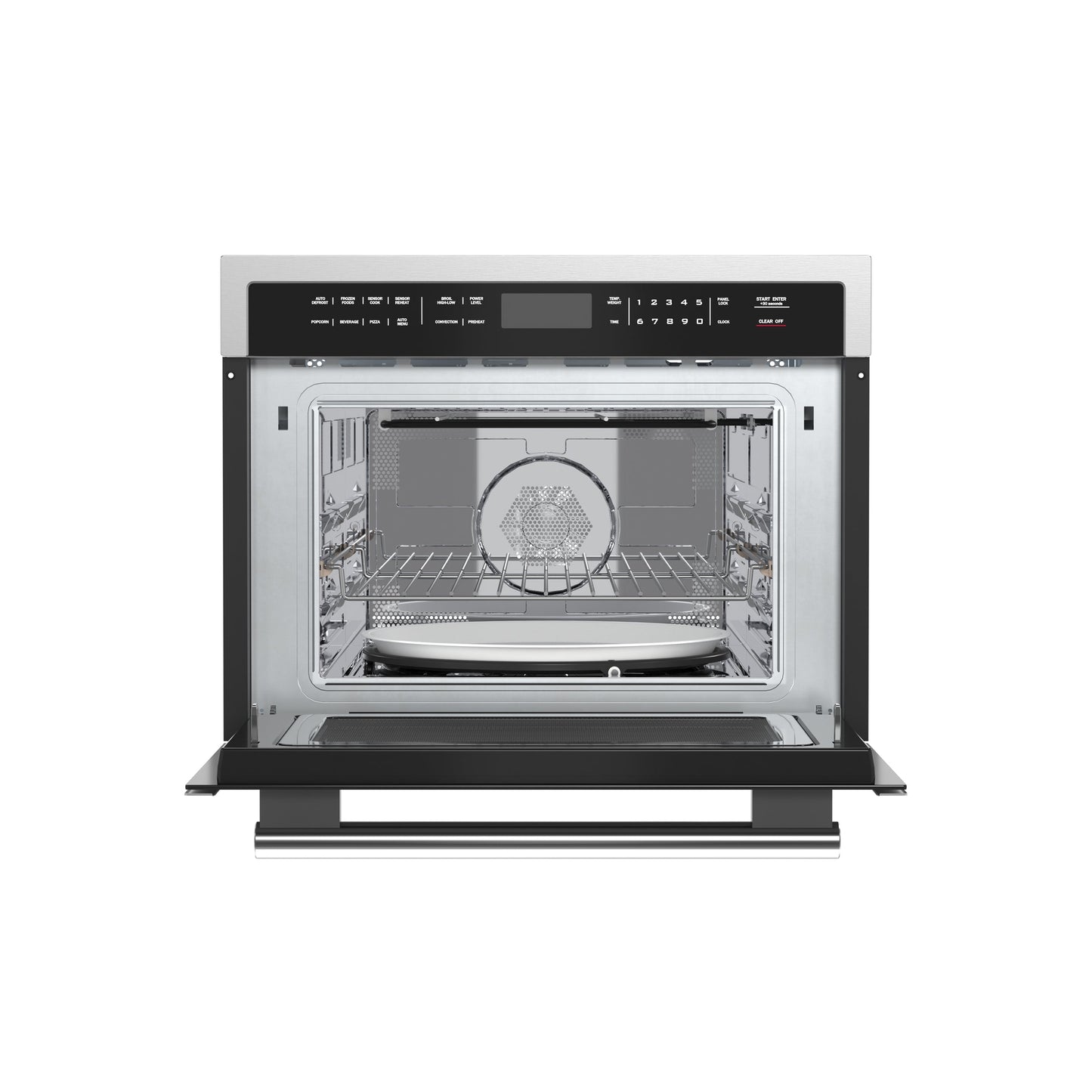 FORNO Oliena 24-Inch Built-In Microwave Oven, 1.6 Cu. Ft., Stainless Steel (Model FMWDR3093-24)