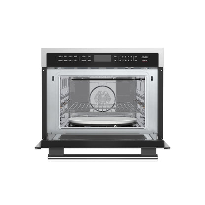 FORNO Oliena 24-Inch Built-In Microwave Oven, 1.6 Cu. Ft., Stainless Steel (Model FMWDR3093-24)