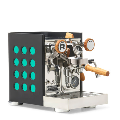 Rocket Espresso Appartamento TCA Espresso Machine - Black with Black Stripe