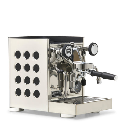 Rocket Espresso Appartamento TCA Espresso Machine - Stainless Steel with Black Stripe