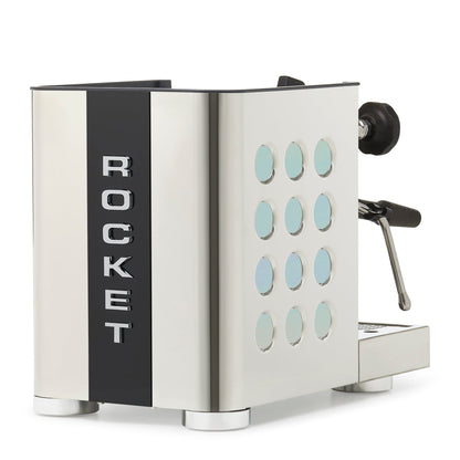 Rocket Espresso Appartamento TCA Espresso Machine - Stainless Steel with Black Stripe
