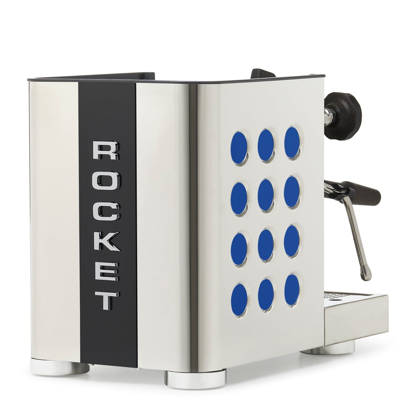 Rocket Espresso Appartamento TCA Espresso Machine - Stainless Steel with Black Stripe