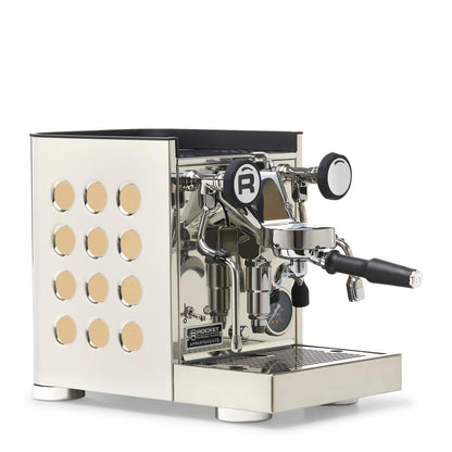 Rocket Espresso Appartamento TCA Espresso Machine - Stainless Steel with Black Stripe