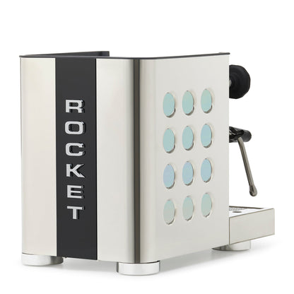 Rocket Espresso Appartamento TCA Espresso Machine - Stainless Steel with Black Stripe