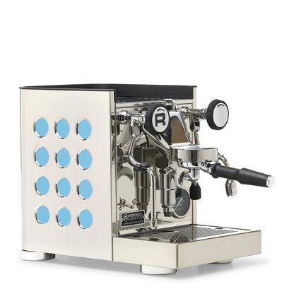 Rocket Espresso Appartamento TCA Espresso Machine - Stainless Steel with White Stripe