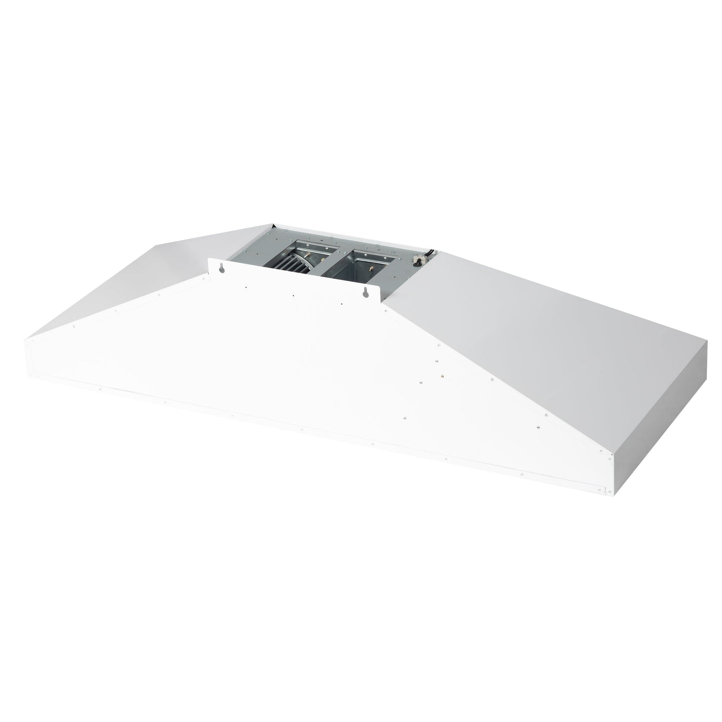 Forno Aria 60-Inch Wall-Mount Range Hood, 1200 CFM, Convertible Venting, White with Antique Brass Accents (FRHWM5095-60WHT)