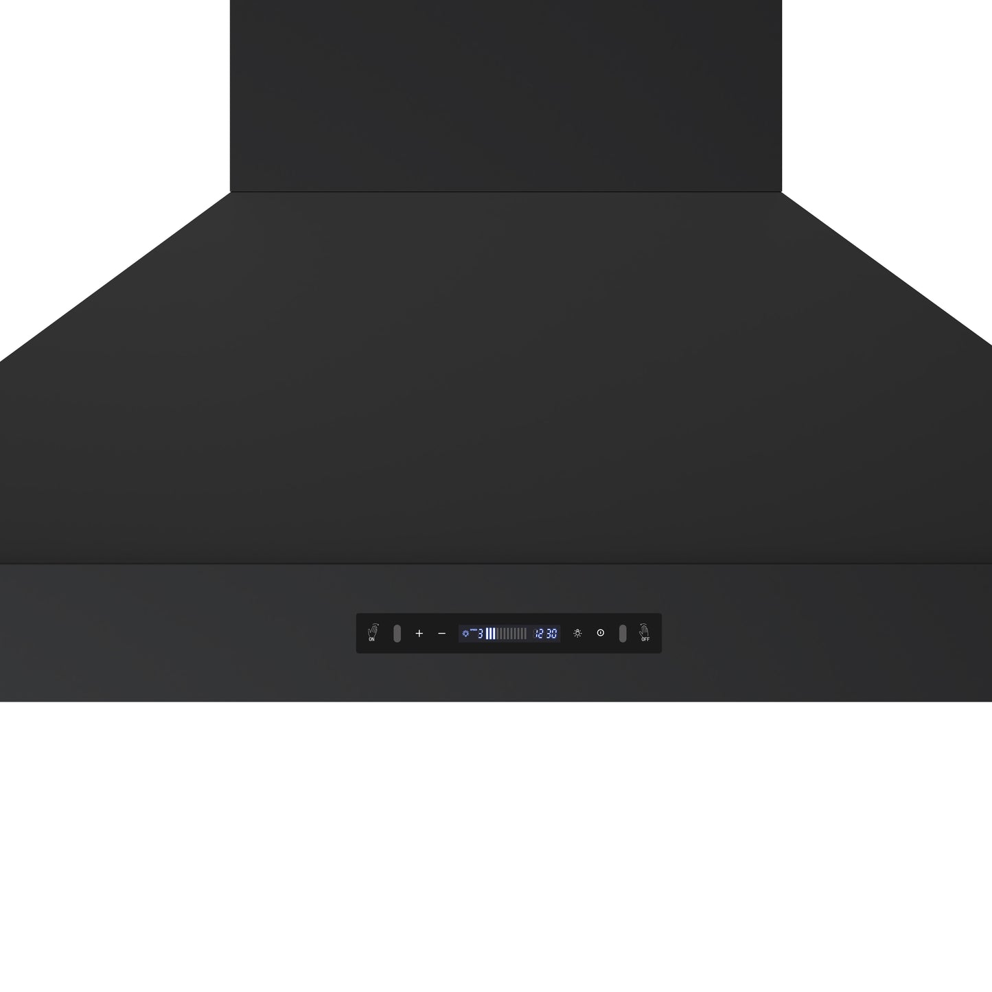FORNO Venezia 48-Inch Wall-Mounted Range Hood, 900 CFM, Ducted, Touch Controls, LED Lighting, Black with Antique Brass Accents (FRHWM5503-48BLK)