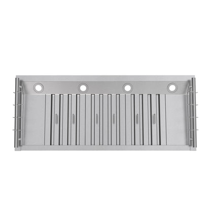 FORNO Venezia 48-Inch Wall-Mount Ducted Range Hood, 900 CFM, Touch Controls, LED Lighting, Stainless Steel (FRHWM5503-48)