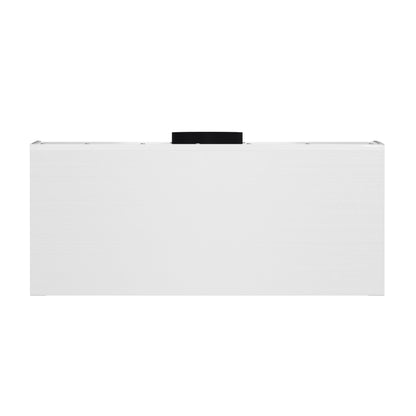 Forno Bari 30-Inch Under-Cabinet Range Hood, 400 CFM, White with Antique Brass Handles (Model FRHUC5255-30WHT)