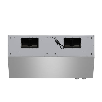 FORNO Biagio 48-Inch Wall-Mount Range Hood, 1200 CFM, Stainless Steel (Model FRHWM5009-48)