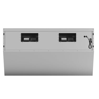 FORNO Savona 48-Inch Wall Mount Range Hood with 1200 CFM Ventilation, Backsplash, Hybrid Filters (Model FRHWM5029-48HB)